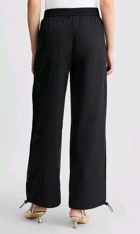 liu jo pantaloni con inserto in rete ta5074t2900